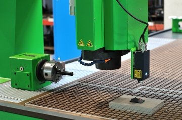 4th axis and laser scanner